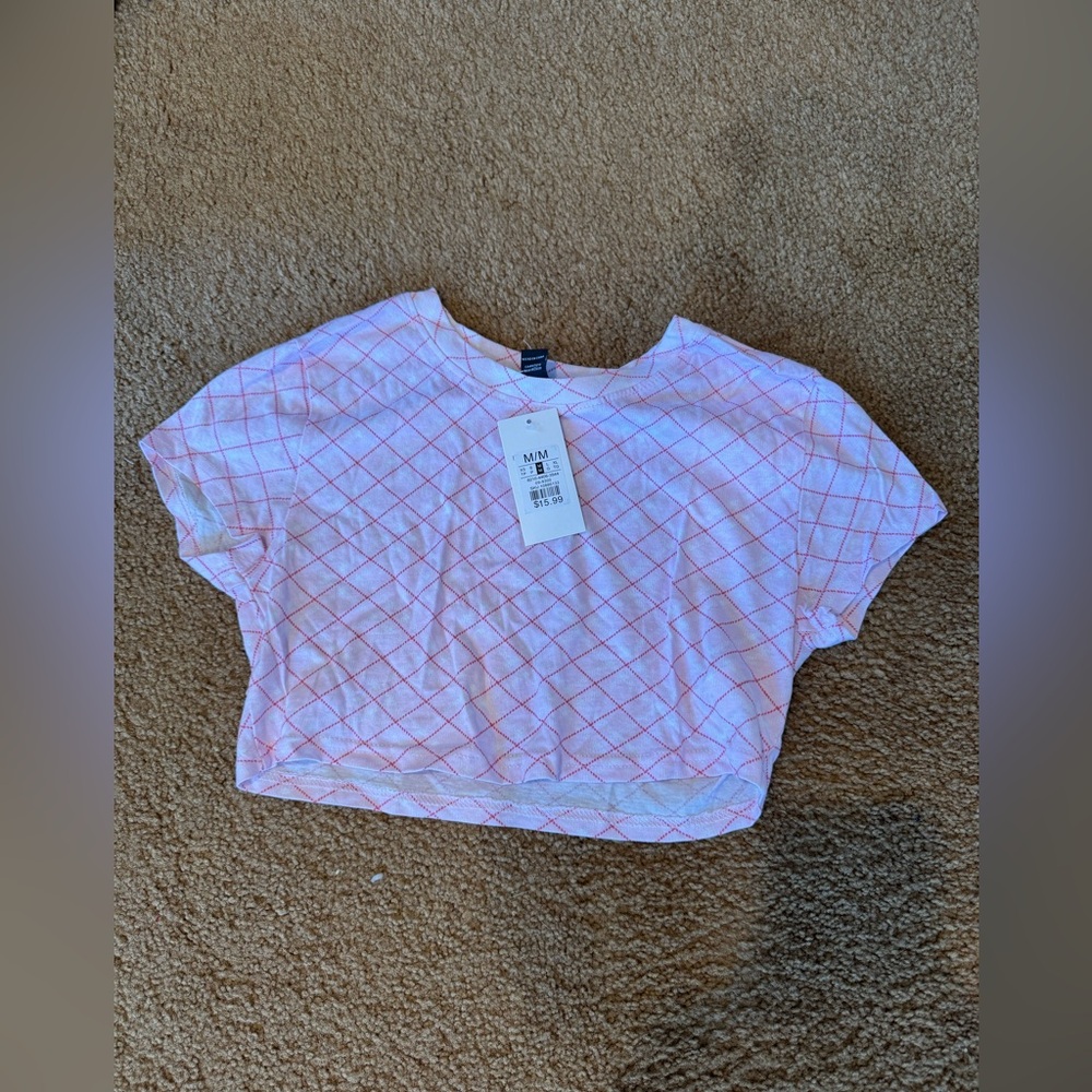 Pink crop top